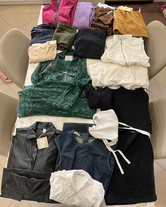 19 pezzi abbigliamento donna taglia XS/S/L/42