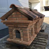 Comignolo in mattone con rete anticalabrone