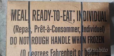 Razione da combattimento M R E Americana 