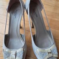 Scarpe Nero giardini tacco 11 donna camoscio