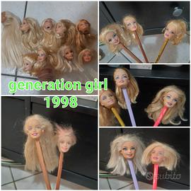 Lotto teste barbie