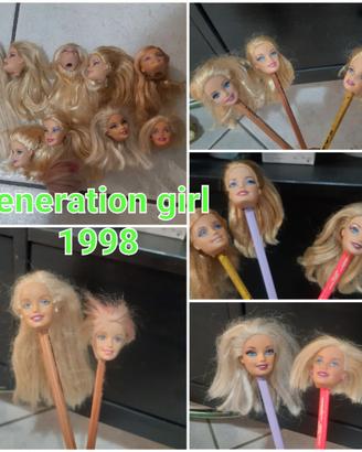 Lotto teste barbie