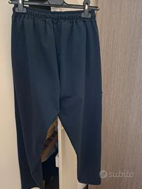 pantalone uomo blu con elastico