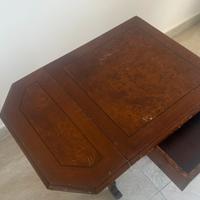 Tavolino legno con cassetto
