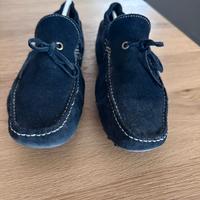 Mocassino camoscio blu tg 41