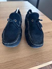 Mocassino camoscio blu tg 41