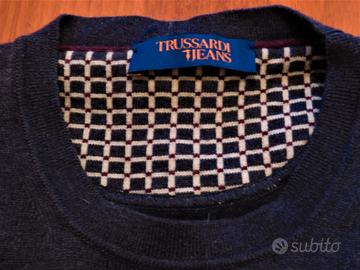 Maglioncino Trussardi Jeans girocollo grigio S