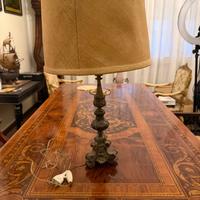 Lampada da tavolo vintage in stile barocco