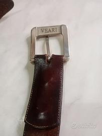 Cintura Portasoldi Vintage Veari in Cuoio - Taglia
