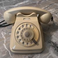 Telefono a disco AUSO SIEMENS bianco