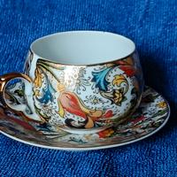 Tazzina vintage Wellington Castle con piattino