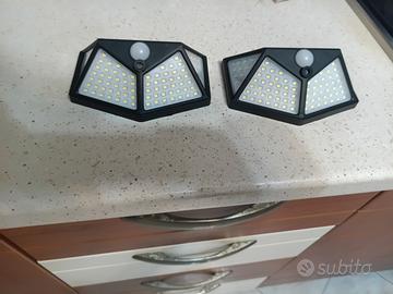 coppia luci solari 