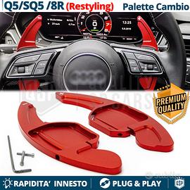 PALETTE Cambio Volante per AUDI Q5 8R Paddle Rosse