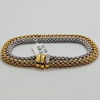 BRACCIALE ORO 18kt BIANCO E GIALLO FOPE GR 23.54