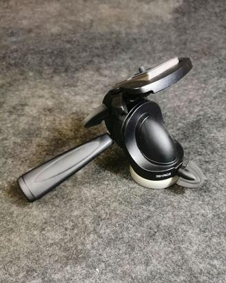 Testa Manfrotto 391RC2 - 3 assi, con piastra