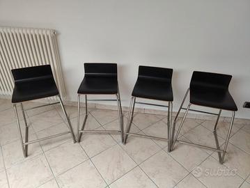 Set 4 sedie/sgabelli bar ikea