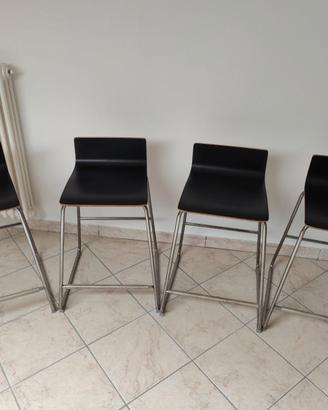 Set 4 sedie/sgabelli bar ikea