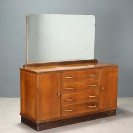 Credenza con Specchio Anni 40-50