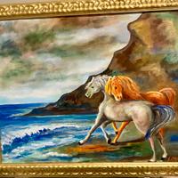 Quadro dipinto Aligi Sassu copia d’autore