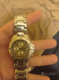 Orologio chronostar in acciaio