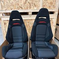Sedili sabelt 500 abarth nuovi guscio bianchi