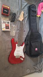 Chitarra elettrica usata pochissimo + kit completo