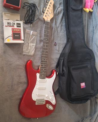 Chitarra elettrica usata pochissimo + kit completo