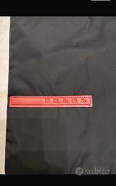 Sciarpa Prada nylon nera