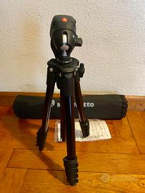 Nuovo Manfrotto MKCOMPACTACN-BK Treppiede per foto
