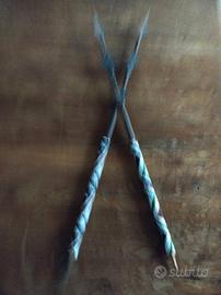 Coppia 2 Lance Africane Vintage