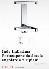 Portasapone angolare da doccia Inda