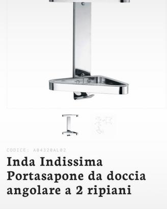 Portasapone angolare da doccia Inda