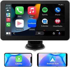 7 Pollici Portatile Wireless CarPlay Android Auto