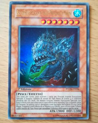 ANTICO RE COELACANTH DELLE PROFONDI. MARINE/Yugioh