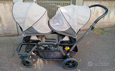Passeggino gemellare. PegPerego-Duette Piroet.