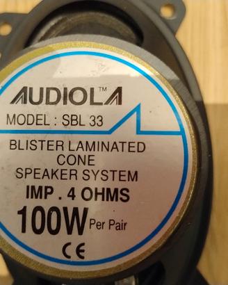 altoparlanti audiola 100 watt