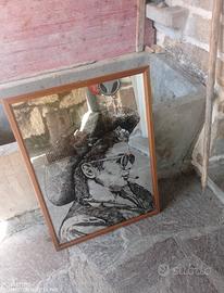 Quadro a specchio James Dean.