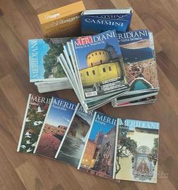 LOTTO  MERIDIANI  2 Cofanetti 63 Riviste con Mappe