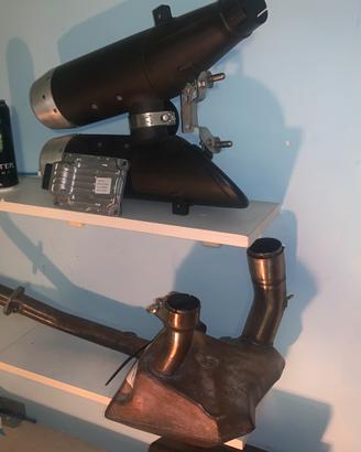 Scarico Ducati Monster originale + centralina