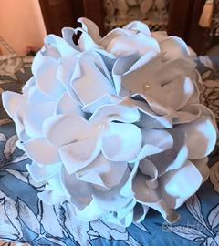 lampada fiore fatta a mano in gomma eva 