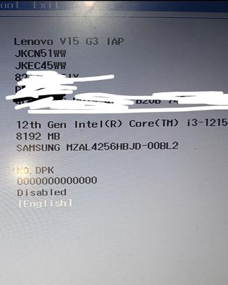 Notebook 15" i3/8gb/nvme 