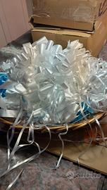 fiocchi matrimonio decorazioni auto coccarde 