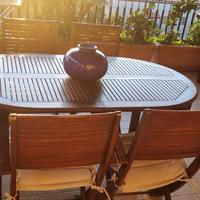Tavolo in legno da giardino + 6 sedie OTTIMOstato