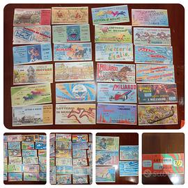 Collezione Biglietti  Lotterie Dal 1977 Al 1996