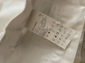 Pantaloni corti, jeans bianchi