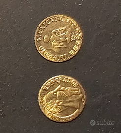 Gadget Maximilian, moneta placcata oro 1865