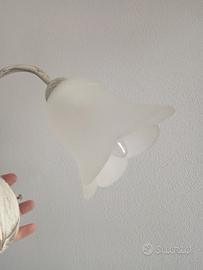 3 applique da parete a fiore 