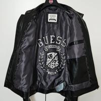 Giacca Biker Guess nera - effetto pelle