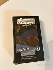 Deficients and dragons card game