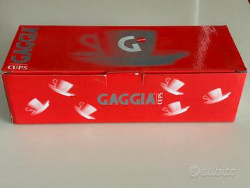 Confezione tazzine Gaggia anni 80' Nuove